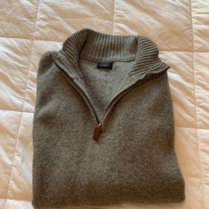 J Crew half zip sweater